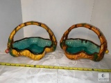 Set of Two Pottery Baskets