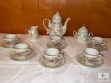 Pink Lusterware Tea Set