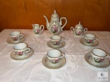 Floral Lusterware Tea Set