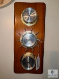 Barometer, Thermometer, Hygrometer Wall Display