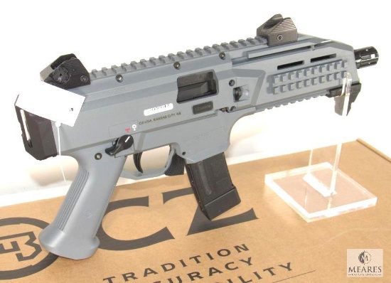 New CZ Scorpion EVO 3 S1 9mm Luger Semi-Auto Pistol in Urban Grey