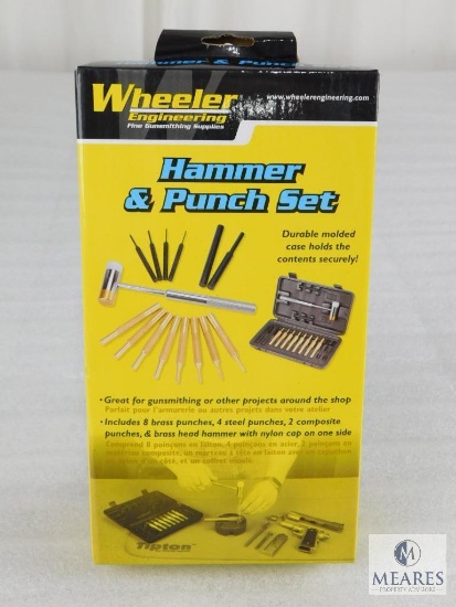 New Wheeler Precision Gunsmith Punch and Hammer Set