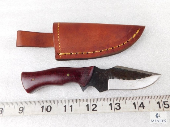 New Fixed Blade Skinner with Leather Carry Sheath