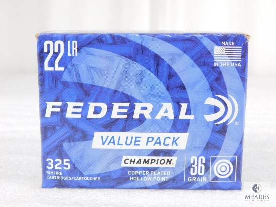 325 Rounds Federal .22lr Ammo