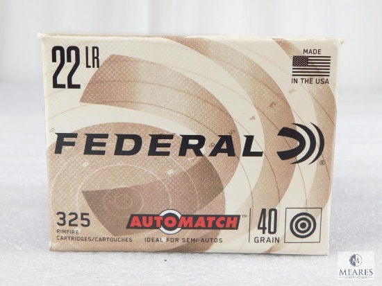 325 Rounds Federal Automatch 22lr Ammo
