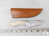New Fixed Blade Skinner with Leather Carry Sheath