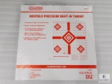 100 Pack Champion Redfield Precision Sight In Rifle Targets