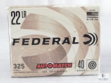 325 Rounds Federal Automatch 2lr