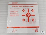 100 Pack Champion Redfield Precision Sight In Rifle Targets