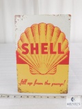 Oil and Gas Tin Advertising Sign