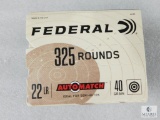 325 Rounds Federal Automatch 22lr