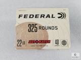 325 Rounds Federal Automatch .22lr
