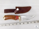 New Fixed Blade Skinner with Leather Carry Sheath