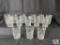 Lot of 14 Pieces of Prescut Clear Glass Matching set