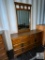6 Drawer Wooden Dresser With Mirror