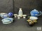13 Assorted Decorative Teaware Pieces and Other Small Items.