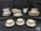 Large Matching Court China Set by W.L.L Approximately 30 Pieces