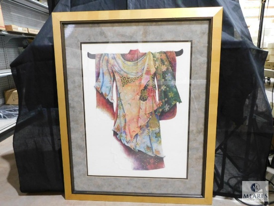 Pat Woodworth Kimono II Print Framed