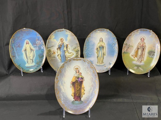 Bradford Exchange Vision of Our Lady Lot of 6 Plates