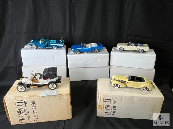 Lot of 5 Franklin Mint Diecast Cars