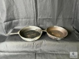 Two Small Cast Iron Skillets
