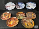 Bradford Exchange Ancient Seasons and Bygone Days Plates Lot of 8