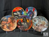 Hamilton Collect Lot of 5 Star Wars: Heroes and Villains Collector plates