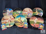 Bradford Exchange Legends of Baseball Lot of 7 Plates