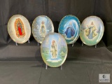 Bradford Exchange Vision of Our Lady Lot of 6 Plates