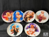 Bradford Exchange Magic of Marilyn Lot of 6 Plates