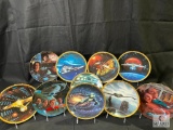 Hamilton Collection Star Trek Collector Plates Lot of 10