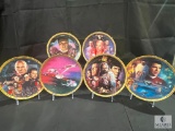Hamilton Collection Star Trek Collector Plates Lot of 6