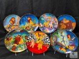Bradford Exchange Lion King Collector Plates Lot of 7