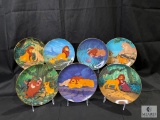 Bradford Exchange Lion King Collector Plates Lot of 7