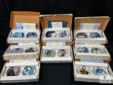 Bradford Exchange NFL 75th Anniversary Collector Plates Lot of 8 Boxes