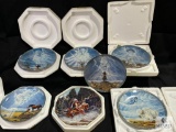 Bradford Exchange Legend of the White Buffalo Collector Plates Lot of 7