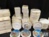 Lot of Approximately 30 Bradford Exchange Plates W/ Small Bradford Ornament Collection