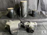 Assorted Lot of Different Cameras And Lenses
