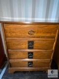 Small Wooden 4 Drawer Chest