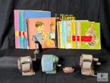 Lot of 11 Early Learning Books and 4 Pencil Sharpeners