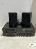 NAD Cassette Player With Two Speakers
