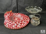 Lot of 3 Decorative Glass Pieces