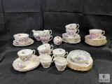 Ridgeway Potteries China Set Made in England, Approximately 36 pieces