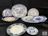 Lot of 9 Assorted China Plates, Different Makers