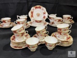 Royal Stuart China Set Approximately 40 Pieces, Made in England