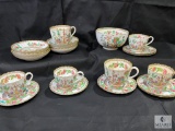 Matching China Set Approximately 20 Pieces, No Maker Marks
