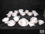 J&G Ye Old English Matching China Set Made in England Approximately 35 Pieces