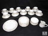 Antique W & Sons Rosslyn China Set Made in England, Approximately 37 Pieces
