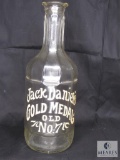 Vintage Jack Daniels Gold Medal Old No. 7 Glass Bottle