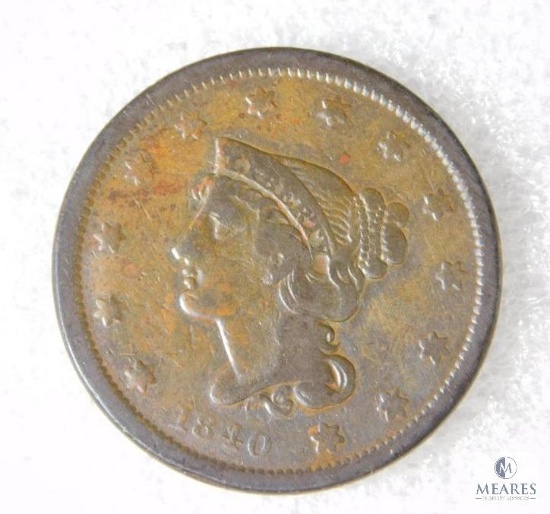 1840 Large Cent, Small Date, VG